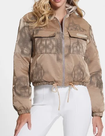 Geaca Guess, maro Maro
