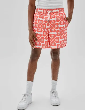 Short de baie Guess, corai Roz