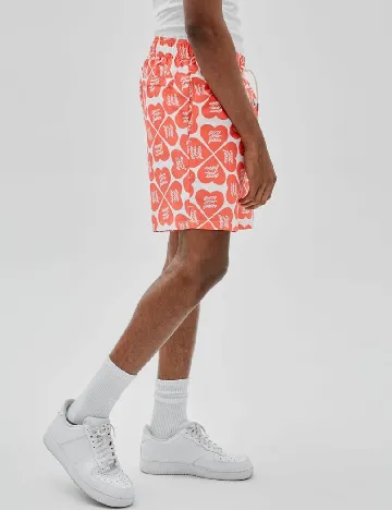 Short de baie Guess, corai Roz