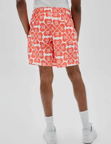 Short de baie Guess, corai Roz