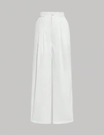 Pantaloni SHEIN, alb