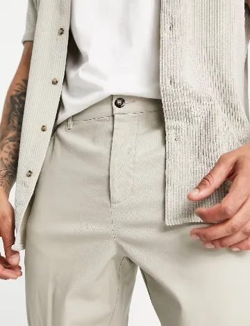 Pantaloni ASOS, bej Crem