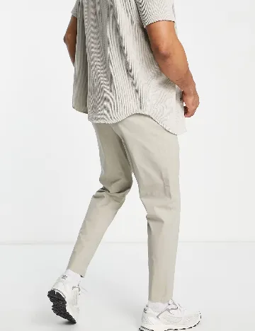 Pantaloni ASOS, bej Crem