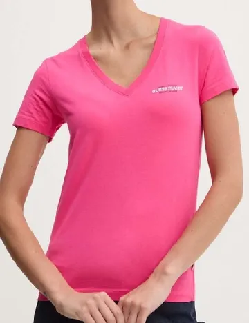 Tricou Guess, roz Roz