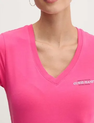 Tricou Guess, roz Roz