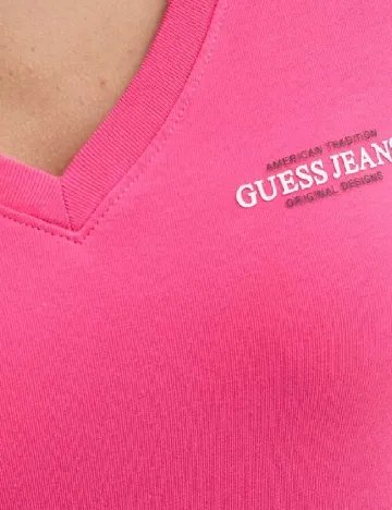 Tricou Guess, roz Roz