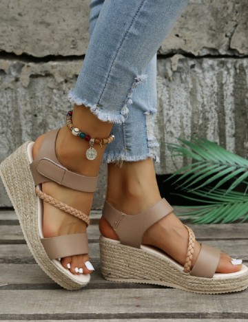 Sandale SHEIN, maro