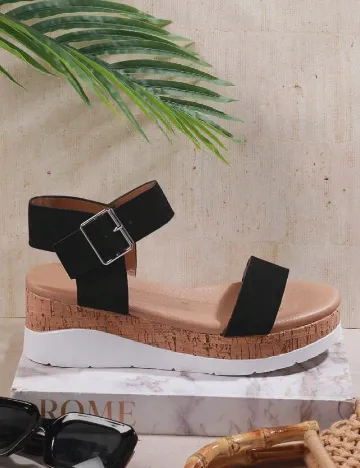 Sandale SHEIN, negru Negru