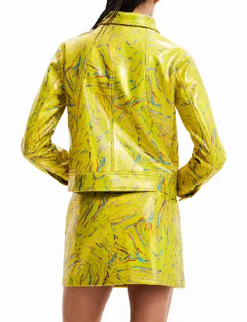Jacheta Desigual, galben Galben