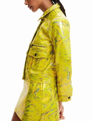 Jacheta Desigual, galben Galben