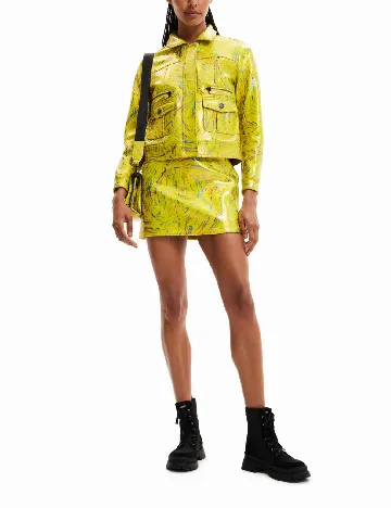 Jacheta Desigual, galben Galben