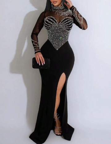 Rochie lunga SHEIN, negru