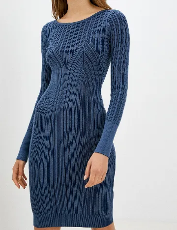 Rochie scurta Guess, albastru Albastru