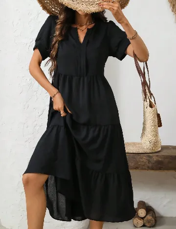 Rochie medie SHEIN, negru Negru