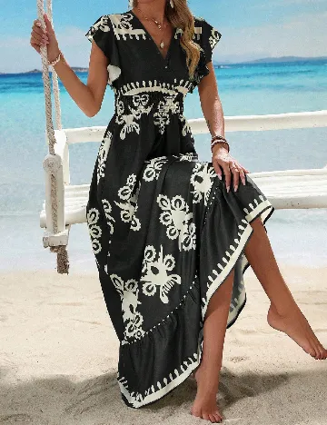 Rochie lunga SHEIN, negru Negru