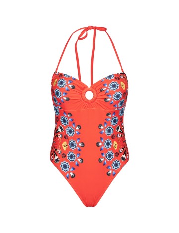 Costum de baie Desigual, rosu