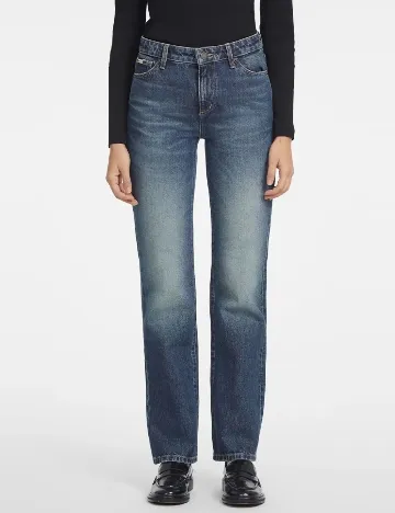 Blugi Guess, albastru Albastru