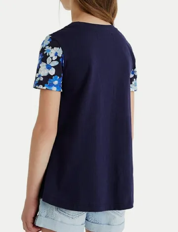 Tricou Desigual, bleumarin Albastru