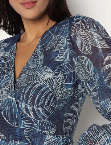 Bluza Guess, albastru Albastru