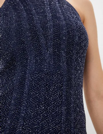 Rochie lunga Guess, bleumarin Albastru