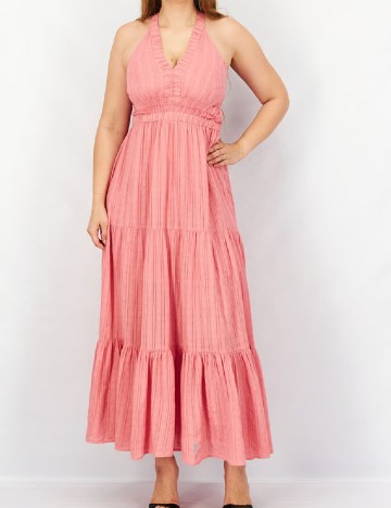 Rochie lunga Guess, roz