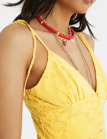 Body Desigual, galben Galben