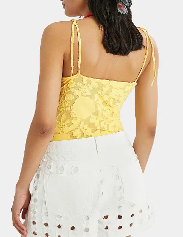 Body Desigual, galben Galben