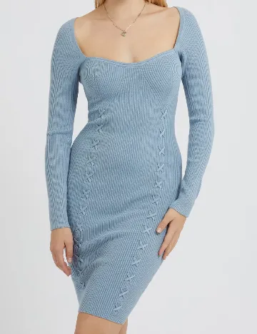 Rochie scurta Guess, albastru