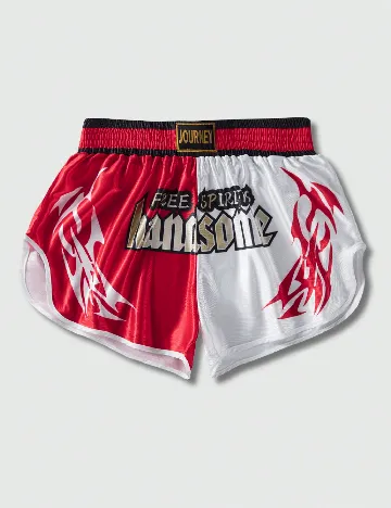Pantaloni scurti Romwe, mix culori Mix culori