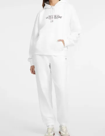 Hanorac Oversize Guess, alb