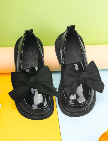 Mocasini Shein Kids, negru Negru