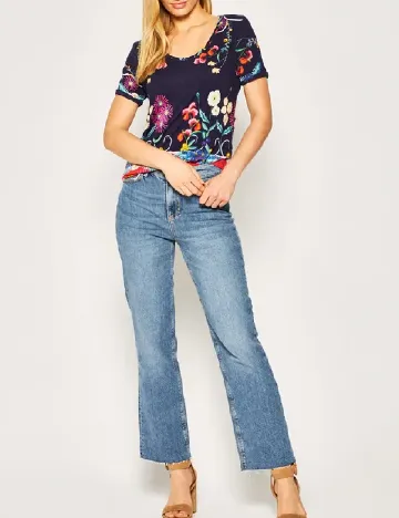 Tricou Desigual, albastru