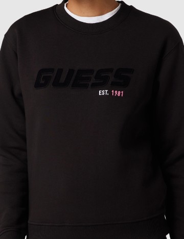 Bluza Oversize Guess, negru