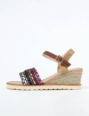 Sandale SHEIN, mix culori Maro