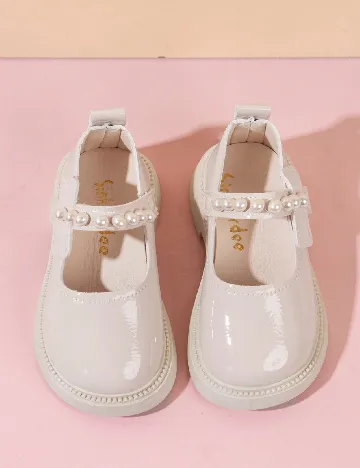 Pantofi Shein Kids, crem Crem