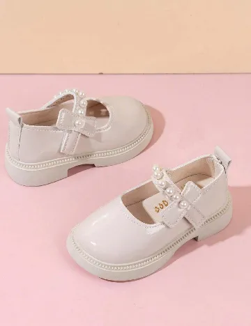 Pantofi Shein Kids, crem Crem