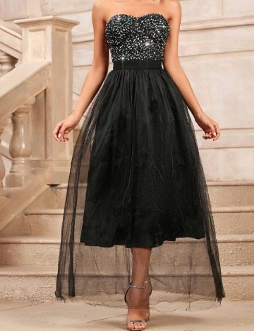 Rochie lunga SHEIN, negru