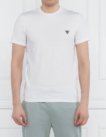 Tricou Guess, alb Alb