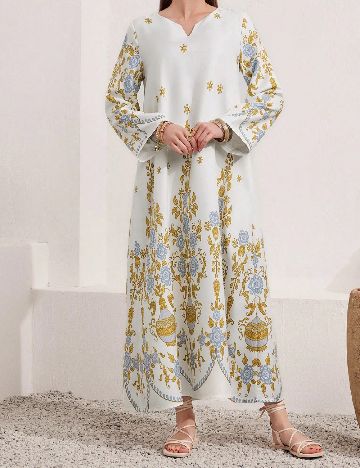 Rochie lunga SHEIN, alb