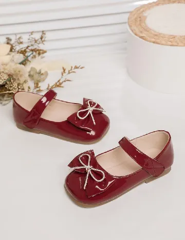 Pantofi Shein Kids, visiniu Rosu