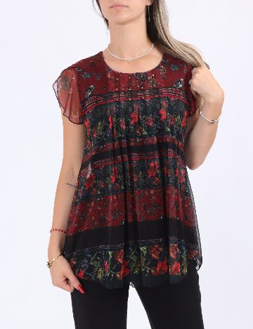 Bluza Desigual, mix culori