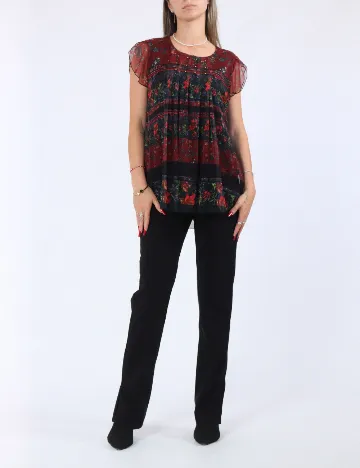 Bluza Desigual, mix culori