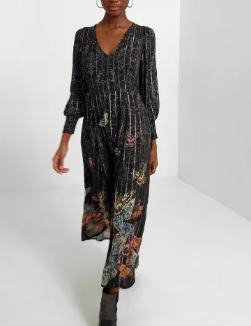 Rochie medie Desigual, negru