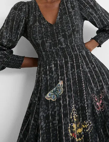 Rochie medie Desigual, negru
