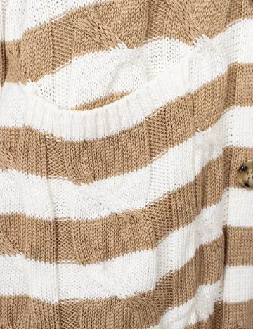 Cardigan Guess, alb/maro Alb