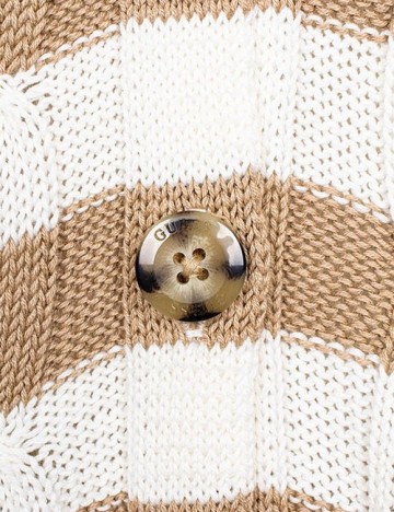 Cardigan Guess, alb/maro