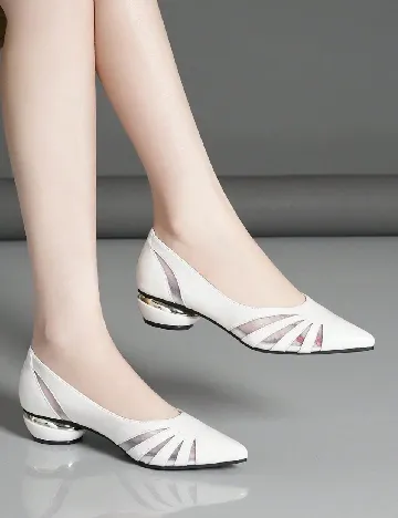 Pantofi SHEIN, alb Alb
