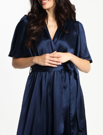 Rochie lunga Guess, albastru