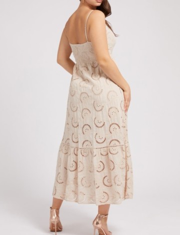 Rochie lunga Guess, crem