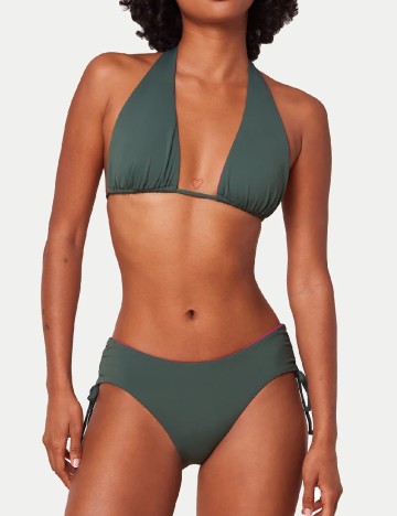 Chilot de  baie Triumph, verde/roz
